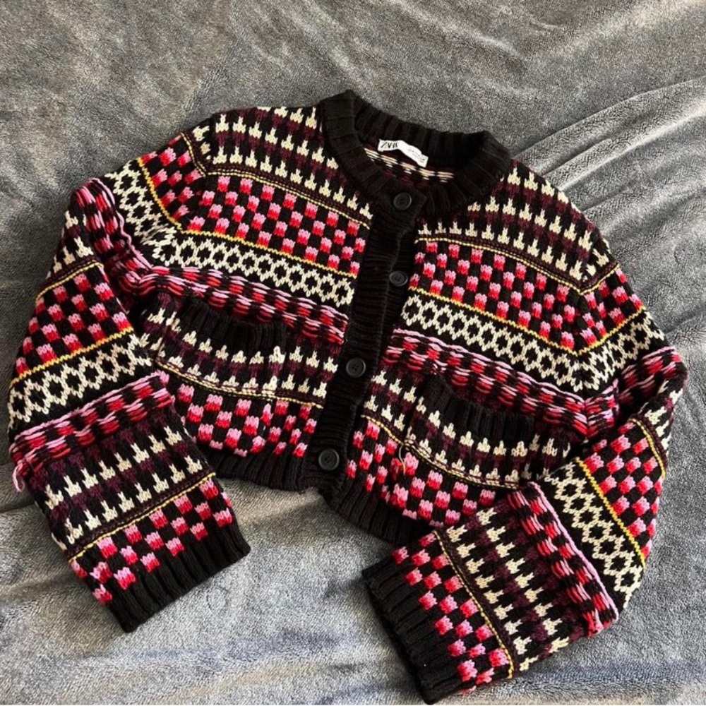 Zara knitted cardigan